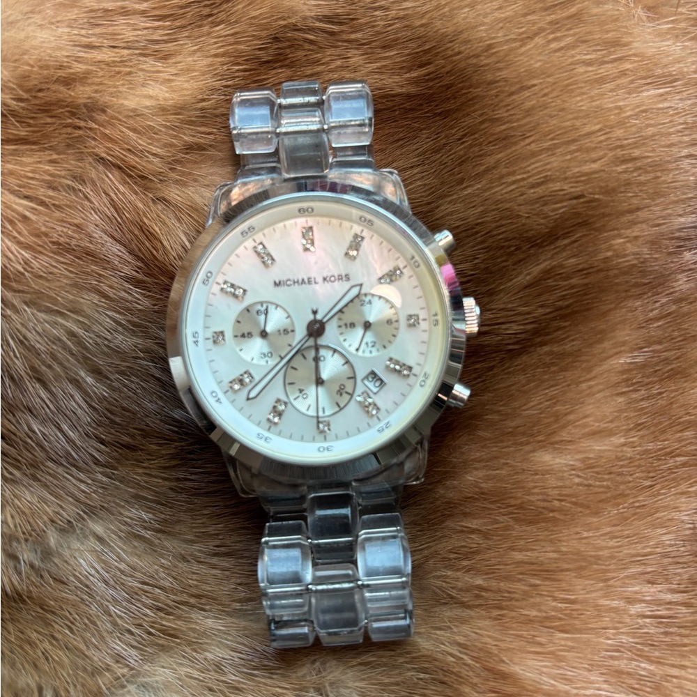 Michael Kors Acrylic Oversized Watch MK-5235